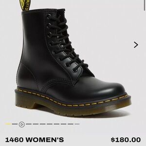 Dr. Martens Women’s 1460 Black Combat Boots